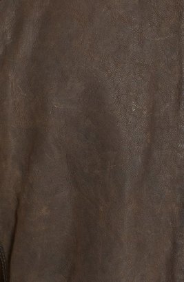 Timberland 'Tenon' Leather Bomber Jacket