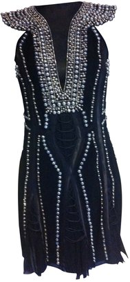 Barbara Bui Black Leather Dress