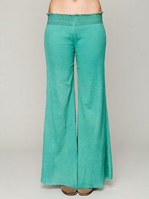 Free People FP ONE Solid Gauze Hippie Pant