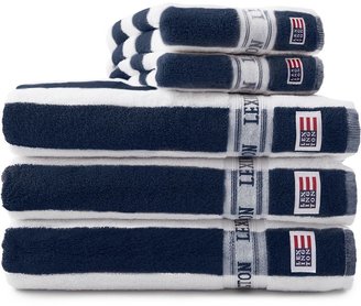 Lexington New Authentic Stripe Hand Towel in Navy