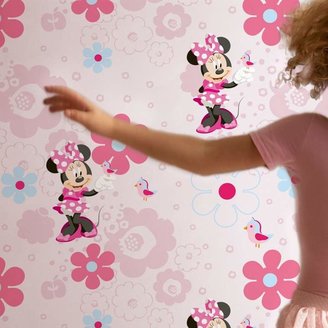 Disney Pink Minnies Spring Walk Wallpaper