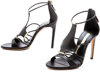 Casadei Corded Sandals with Hardware