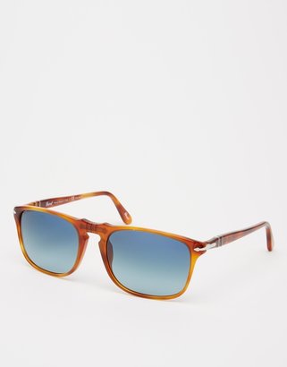 Persol Wayfarer Polarised Sunglasses - Brown