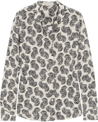 Stella McCartney Wilson African floral-print silk shirt