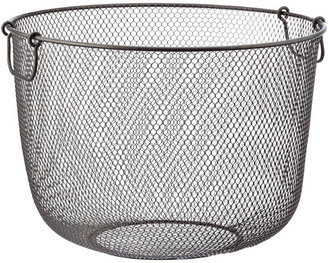 Container Store Industrial Mesh Basket Clear Coat