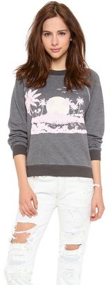 Wildfox Couture Pink Island Sweater