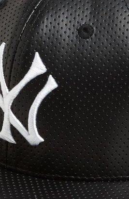 New York Yankees American Needle 'New York Yankees - Delirious' Faux Leather Snapback Baseball Cap