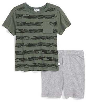 Splendid Camo Stripe T-Shirt & Shorts (Little Boys)