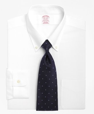 Brooks Brothers BrooksCool Traditional Relaxed-Fit Dress Shirt, Non-Iron Button-Down Collar