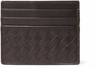 Bottega Veneta Intrecciato Woven Leather Cardholder