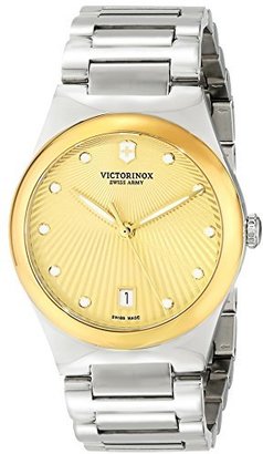 Victorinox Women's 241633 Victoria Analog Display Swiss Quartz Silver Watch