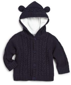 Hartstrings Infant Boy's Cable-Knit Hoodie Cardigan