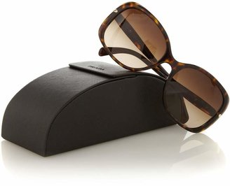 Prada Sunglasses ladies PR080S havana square sunglasses