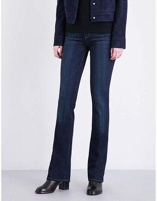 Paige Manhattan slim-fit bootcut mid-rise jeans