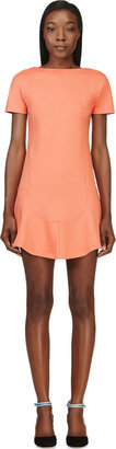 Carven Coral Dropped Waist Dress