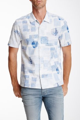 Tommy Bahama Shape Drifter Silk Blend Short Sleeve Shirt