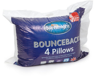 Silentnight Bounceback 4 pack pillows