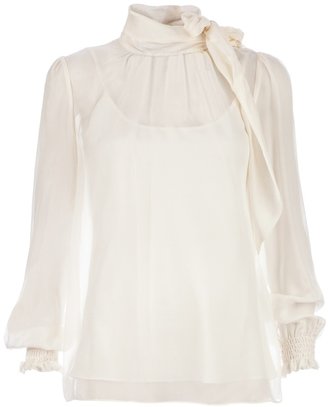 RED Valentino bow detail shirt