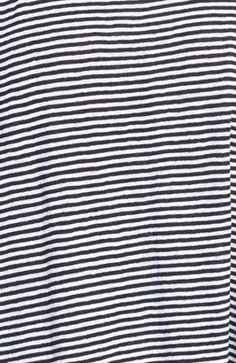 Eileen Fisher Stripe Organic Linen Skirt (Regular & Petite)
