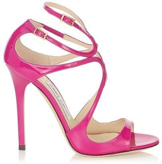 Jimmy Choo Lance  Patent Leather Strappy Sandals