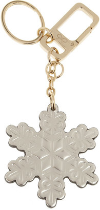 Anya Hindmarch Snowflake gold-tone keychain