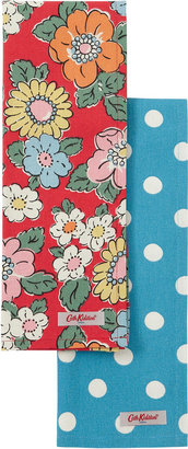 Cath Kidston Set of 2 Camden & Button Spot Tea Towels