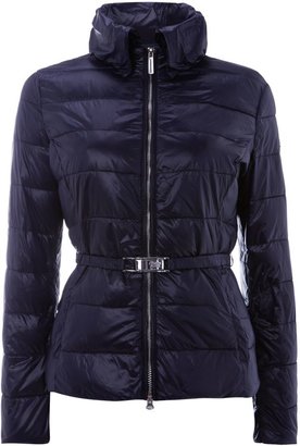 Armani Jeans Short padded coat with high shine