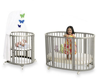 Stokke Sleepi Gray Mini Crib System