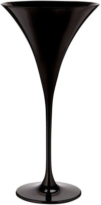Linea Ghost black martini glass