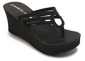 O'Neill Tiki Too" Wedge Thong Sandals