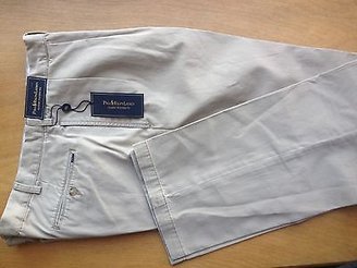 Polo Ralph Lauren Classic Fit Pleated Tan Khakis Chinos Pants Big & Tall Men $98