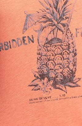 Lucky Brand 'Forbidden Fruit' Scoop Neck Tee (Plus Size)