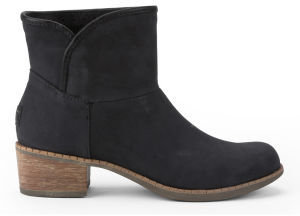 UGG Women's Darling Leather Heeled Ankle Boots Black
