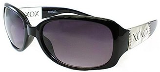 XOXO Sphinx Black Round Sunglasses