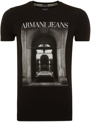 Armani Jeans Men's Armani House Print T Shirt