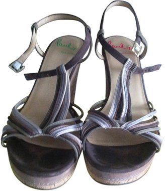 Paul Smith Green Leather Sandals