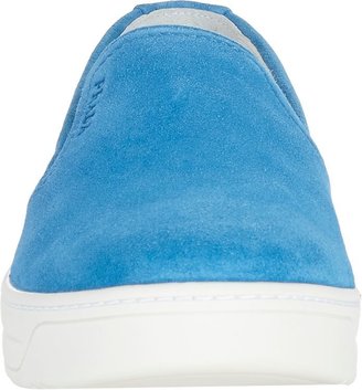 Prada Linea Rossa Women's Slip-On Sneakers-Blue