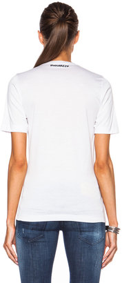 DSQUARED2 Lips and Lace Renny Cotton Tee
