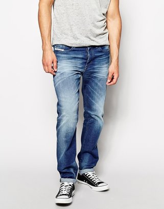 Diesel Jeans Buster 831D Regular Tapered Fit Mid Wash - Mid wash