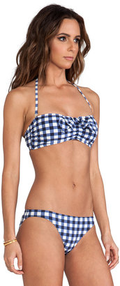 Juicy Couture Gingham Style Bandeau Top