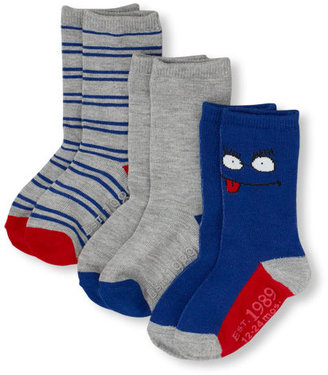 Children's Place Critter crew socks 3-pack