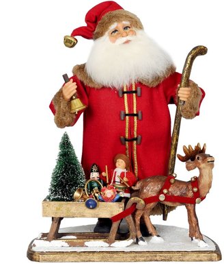 Karen Didion Originals Vintage Santa with Sled