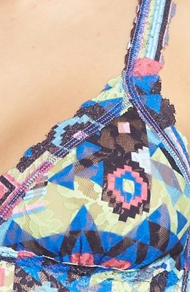Hanky Panky '8-Bit Aztec' Crossover Lace Bralette