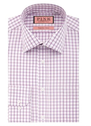 Thomas Pink Men's Bell check long sleeve regular fit shirt