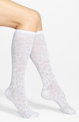 Nordstrom 'Animal' Piqué Knee High Socks