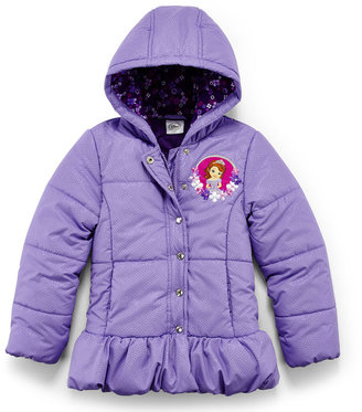 Disney Sofia Hooded Puffer Jacket - Girls 2-10