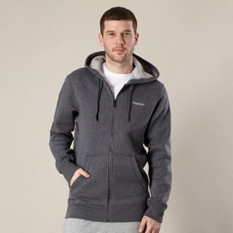 Reebok Dark grey zip through hoodie