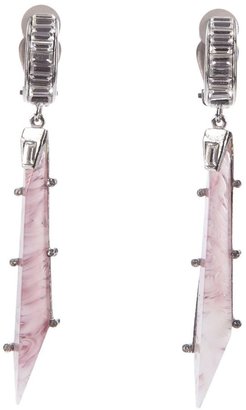 Christian Dior drop crystal earrings