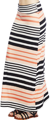 Wet Seal Colorful Stripe Maxi Skirt