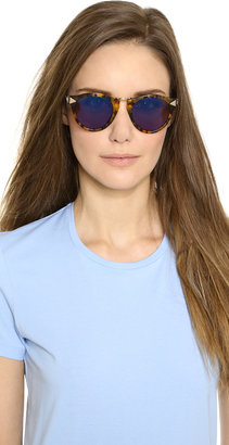 Karen Walker Superstars Collection Helter Skelter Mirrored Sunglasses